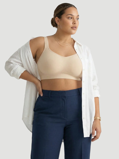 Adjustable Wire Free Shaper Bra (Cups A-FF) + FREE Bra Extender