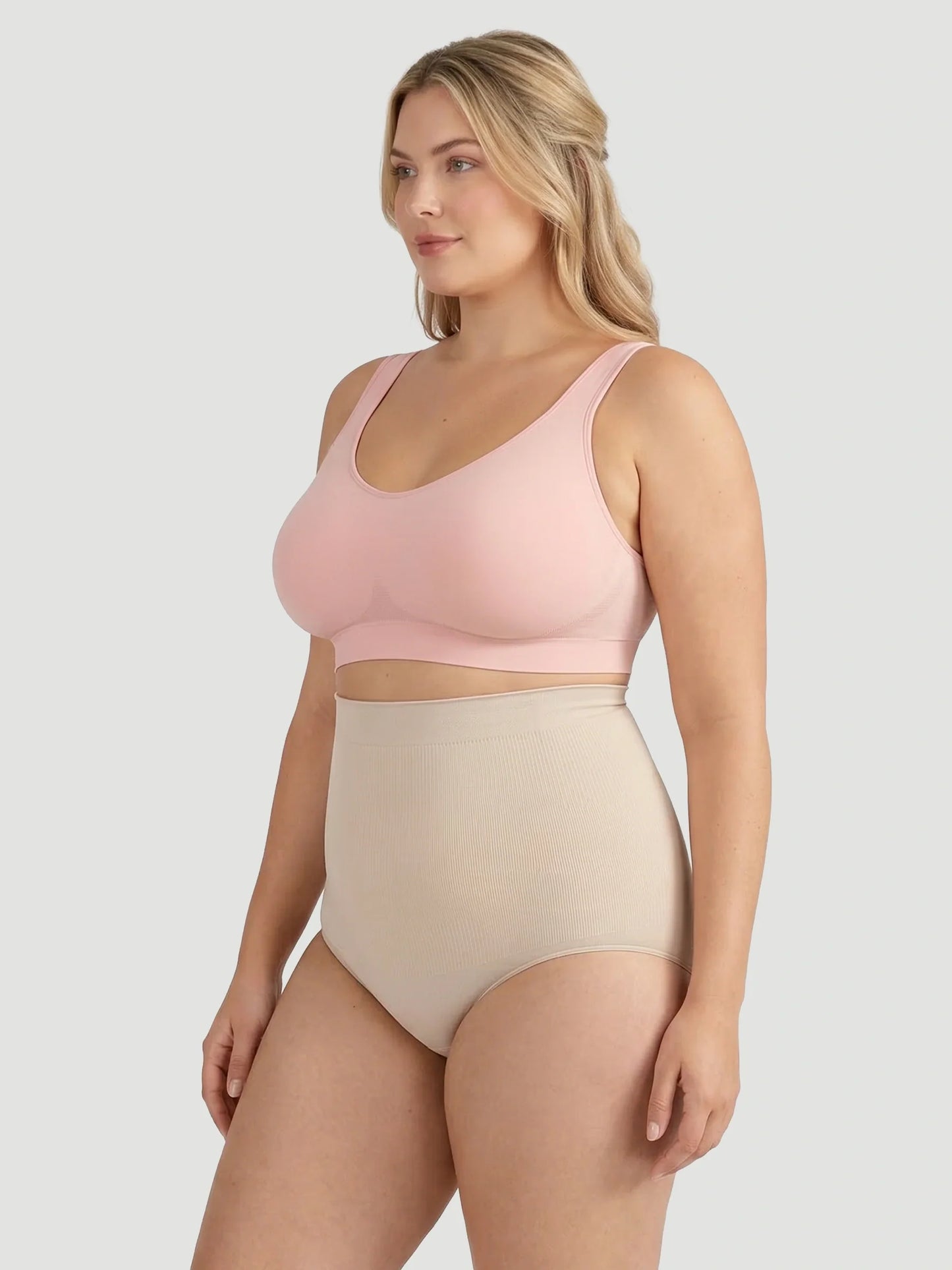 Adjustable Wire Free Shaper Bra (Cups A-FF) + FREE Bra Extender