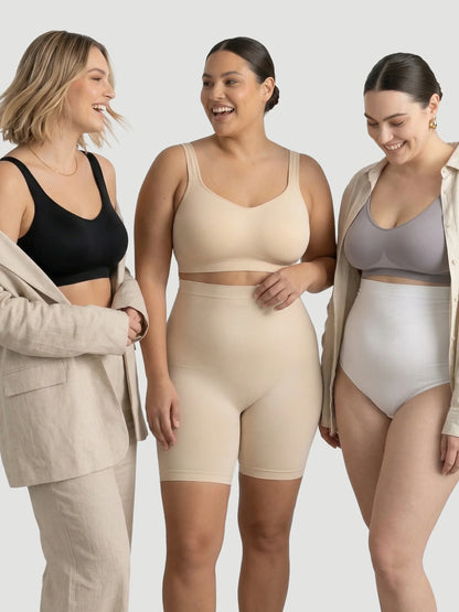 Adjustable Wire Free Shaper Bra (Cups A-FF) + FREE Bra Extender