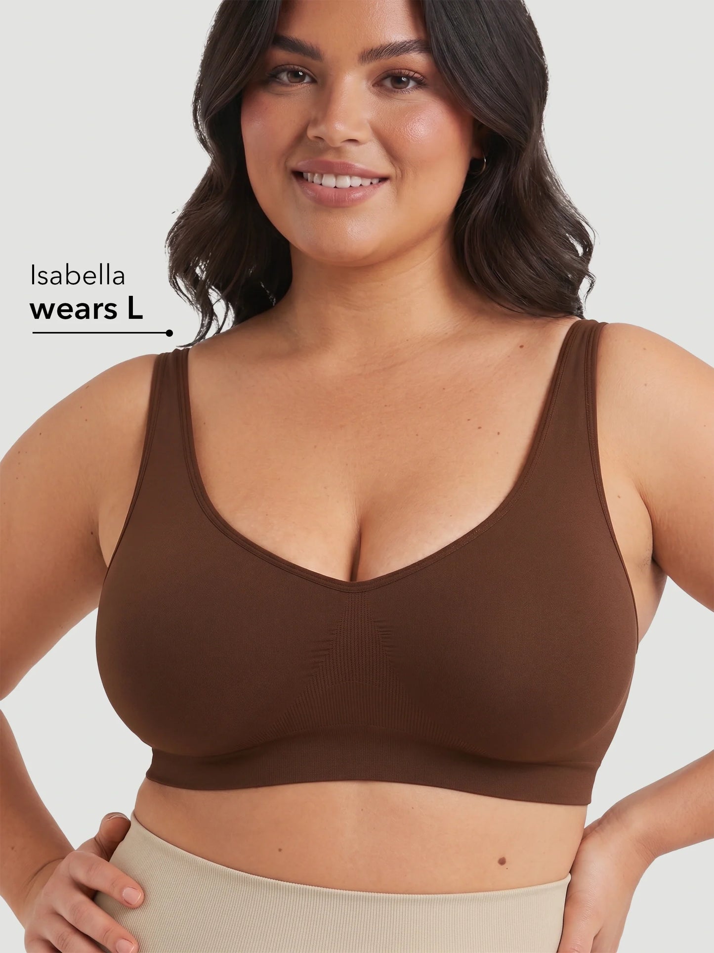 Daily Comfort Throw-on Wirefree Bra (A-FF Cup)