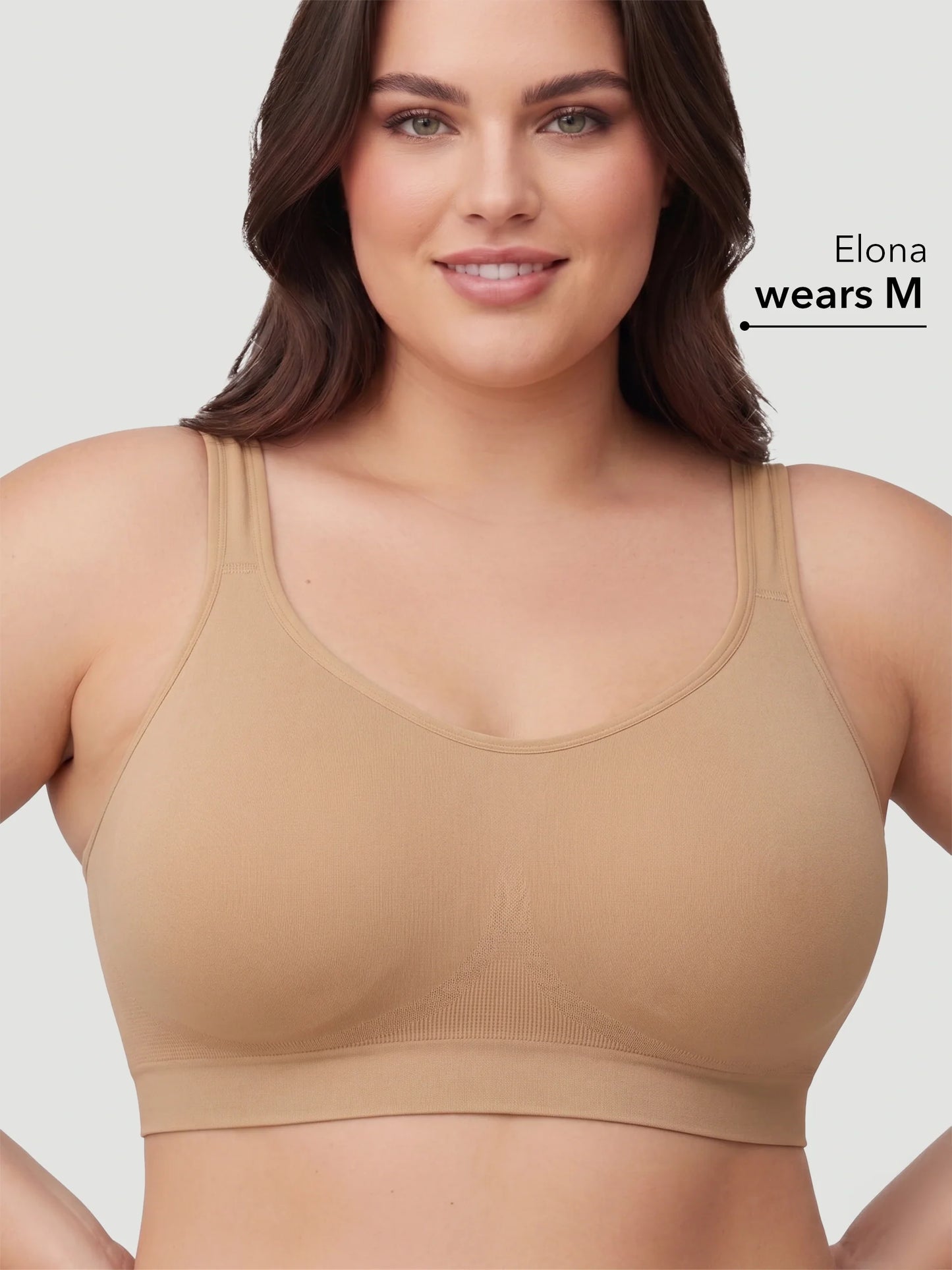 Daily Comfort Throw-on Wirefree Bra (A-FF Cup)