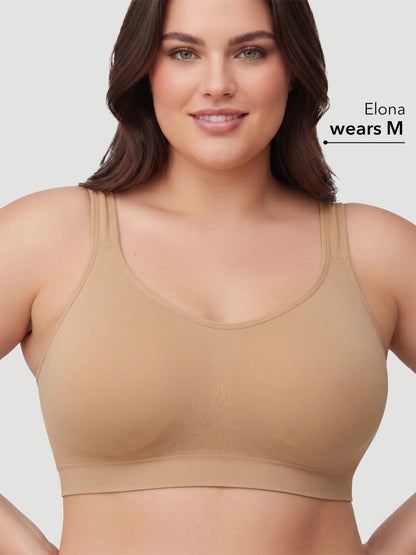 Daily Comfort Throw-on Wirefree Bra (A-FF Cup)