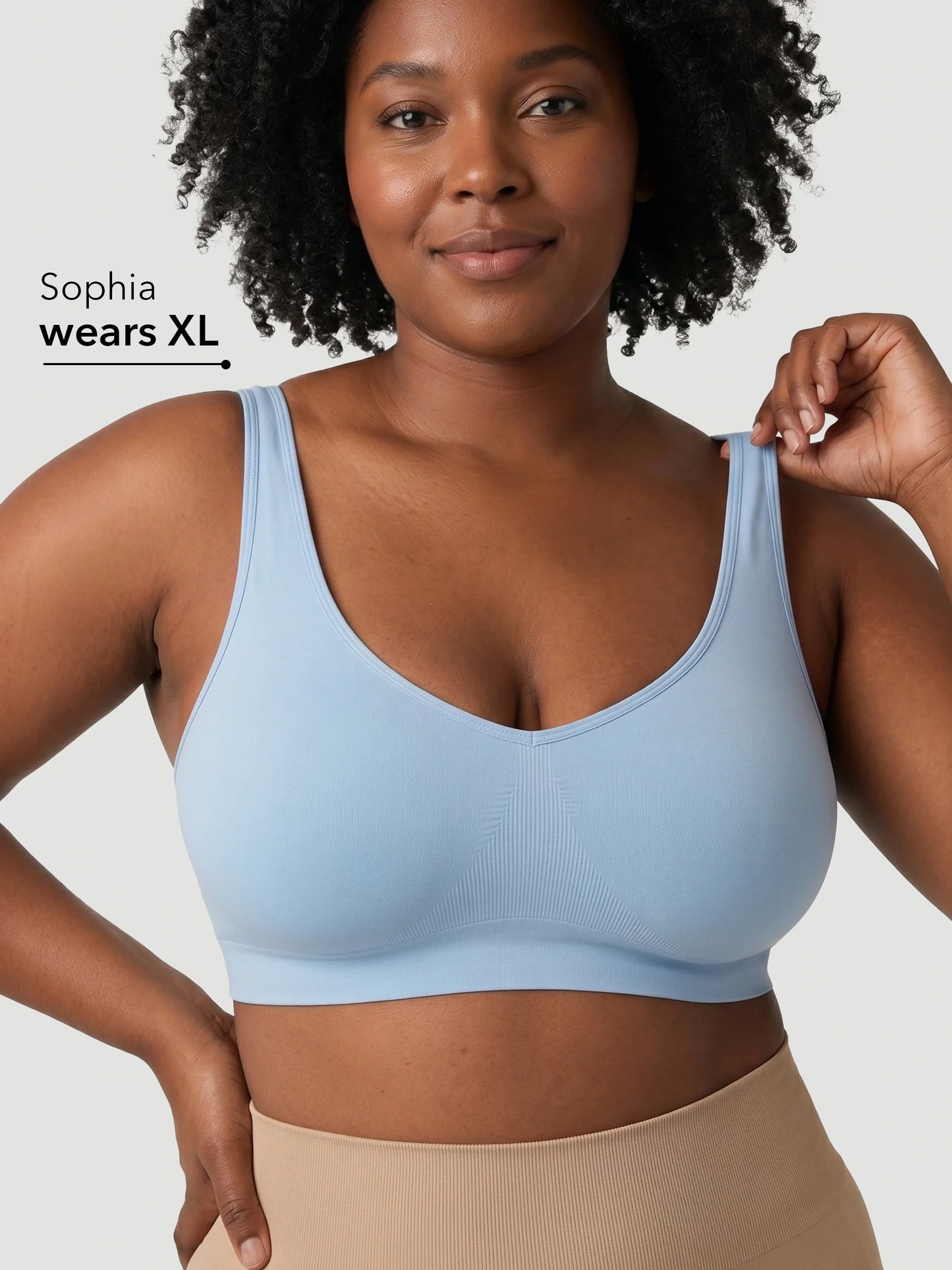 Daily Comfort Throw-on Wirefree Bra (A-FF Cup)
