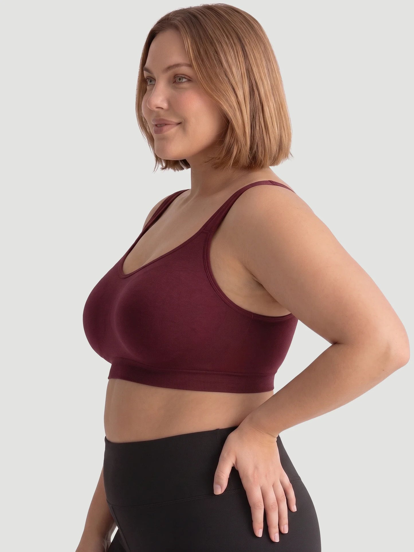 Adjustable Wire Free Shaper Bra (Cups A-FF) + FREE Bra Extender