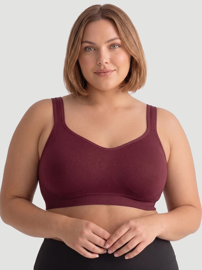 Adjustable Wire Free Shaper Bra (Cups A-FF) + FREE Bra Extender